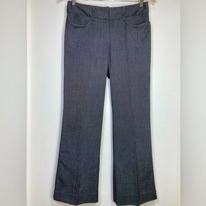 Karen Kane Straight Leg Casual Career Gray Women’s Dress Pants, 6P